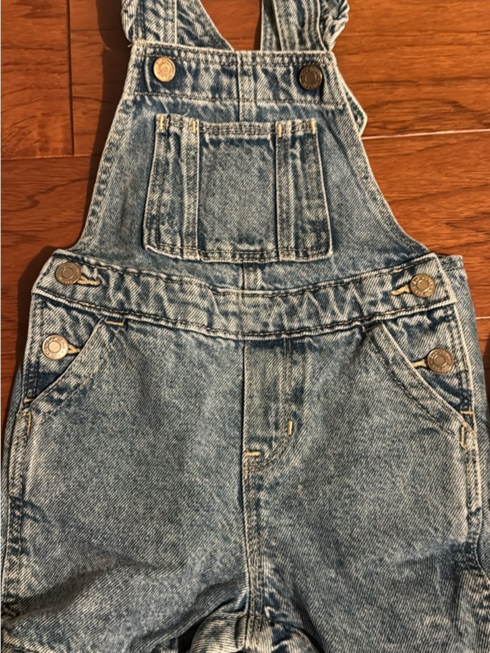 GAP Denim Toddler overalls in Light Blue Wash